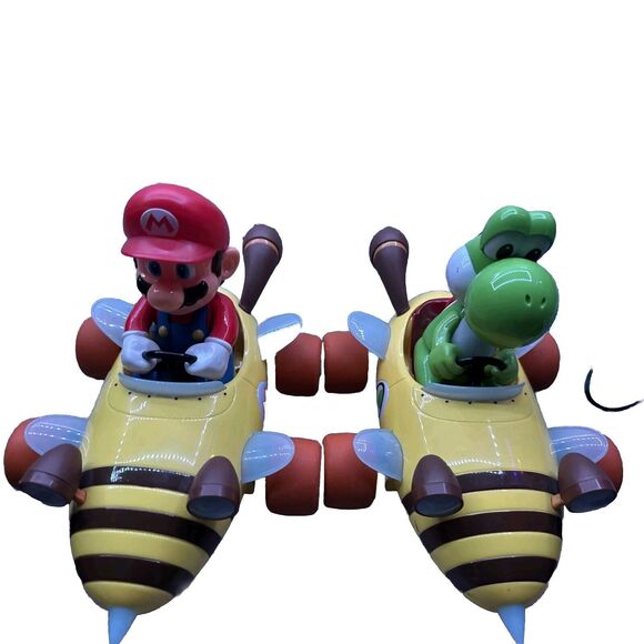 2020 Nintendo RC: Mario Kart Bumble V Yoshi And Mario  Carrera yellow Bee - Picture 1 of 10